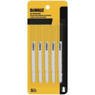 DeWalt DW3776-5 3 24 TPI T-Shank Cobalt Steel Jig Saw Blade, 5 Pack