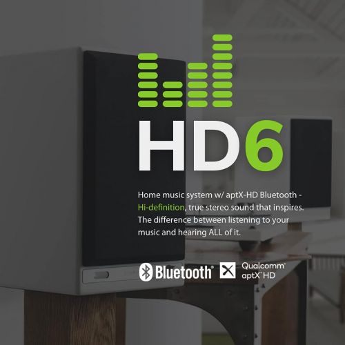  [아마존베스트]Audioengine HD6 Wireless Speaker | Desktop Monitor Speakers | Home Music System aptX HD Bluetooth, 150W Powered Bookshelf Stereo Speakers, AUX Audio, USB, Optical, RCA, 24-bit DAC
