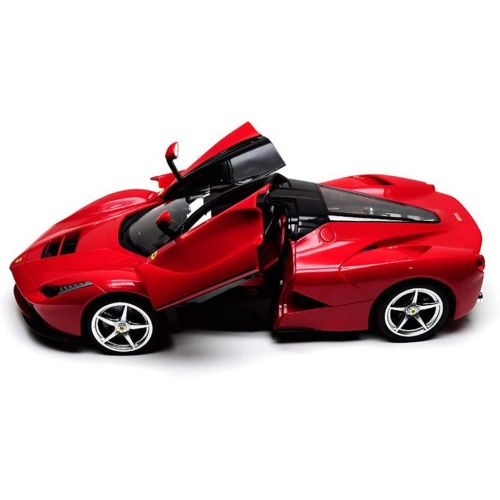  Nobrand Ferrari Laferrari RC Car Radio Control Red Color Radio Remote Control Cars 1:14 Scale Vehicle LED Light 9V X 1 Controller for Adults& Kids