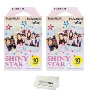 Fujifilm Instax Mini 8 Film for Fujifilm instax Mini 8 Camera 2-Pack (20 Sheets) Shiny Star …