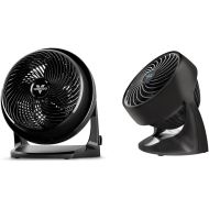 Vornado 62 Whole Room Air Circulator Fan with 3 Speeds, Black and Vornado 133 Small Room Air Circulator Fan, 2 Speeds, Adjustable Head, Table Fan for Desk, Nightstand, Black