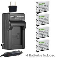 Kastar Battery (4-Pack) and Charger Kit for GoPro HERO4 and GoPro AHDBT-401, AHBBP-401 Sport Cameras