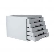 ZCCWJG File Cabinet, Desktop high Drawer Office Storage Box Plastic (Size : A)