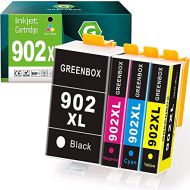 GREENBOX Compatible Ink Cartridges Replacement for Hp 902XL 902 XL for Hp OfficeJet Pro 6978 6968 6958 6962 6960 6970 6979 6950 6951 6954 6975 Printer (1 Black 1 Cyan 1 Magenta 1 Y