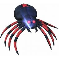 Great 4 FT Halloween Inflatable Spider Yard Party Blowup Decoration Balloon LED Lights