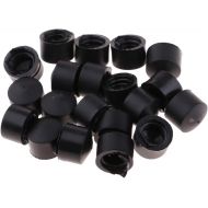 SM SunniMix 20pcs/Pack Skateboard Cups 12mm Longboard Truck Replacement s Accessories Roll Skate s Parts Rebuild Set Black