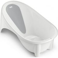 Fisher-Price Baby to Toddler Bath Simple Support Tub with Built-in Foam Head-and-Backrest for Newborns
