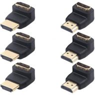[아마존베스트]VCE 3 Combos HDMI 90 Degree and 270 Degree Male to Female Adapter 3D&4K Supported