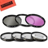 BIG MIKES ELECTRONICS 67mm Multi-Coated 7 Piece Filter Set Includes 3 PC Filter Kit (UV-CPL-FLD-) and 4 PC Close Up Filter Set (+1+2+4+10) for Nikon CoolPix P900, P950 Digital Camera