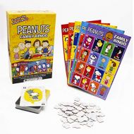AQUARIUS Peanuts Family Bingo Officially Licensed Peanuts Bingo Game 18 Unique Bingo Cards Fun for Friends and Family Adults Kids and Seniors