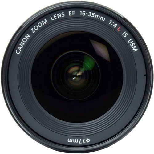 캐논 Canon EF 16-35mm f/4L is USM Lens with Professional Bundle Package Deal Kit for EOS 7D Mark II, 6D Mark II, 5D Mark IV, 5D S R, 5D S, 5D Mark III, 80D, 70D, 77D, T5, T6, T6s, T7i,