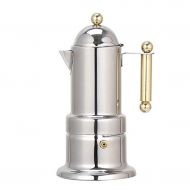 SJQ-coffee pot 304 Stainless Steel Coffee pot 4 Cup Espresso Machine Mocha pot Home Espresso Coffee Milk Teapot