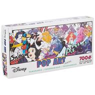 Ceaco 700 Piece Disney Panoramic Pop Art Princess Jigsaw Puzzle, Kids and Adults