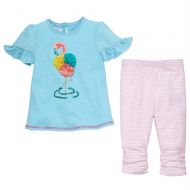 Mud Pie Baby Girls Flamingo Tunic and Capris (Infant)