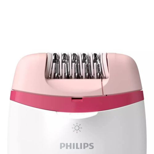 필립스 Philips Kompakter Kabel BRE255/00 Epilierer, Polycarbonate, Rosa, Bianco