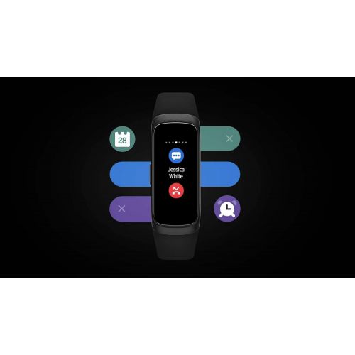 삼성 [아마존베스트]Samsung Galaxy Fit 2 Bluetooth Fitness Tracking Smart Band  Scarlet (US Version)