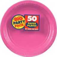 amscan Big Party Pack Gold Paper Plates | 7 | Pack of 50