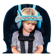 NAPUP Child Car Seat Head Support ? Safe, Comfortable Support Solution (Light Blue)