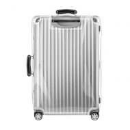 Sunikoo Luggage Cover for Rimowa Classic Suitcase Clear PVC Protector Transparent Protective Case with Gray Zipper 972.63 Check-In M
