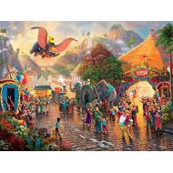 Ceaco Thomas Kinkade Disney Princess Collection Dumbo Jigsaw Puzzle, 300 Pieces Multi colored, 5