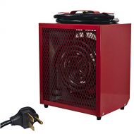 Comfort Zone CZ290 Portable 5000-Watt Fan-Forced Industrial Space Heater with Adjustable Thermostat Control and Safety Overheat Protection