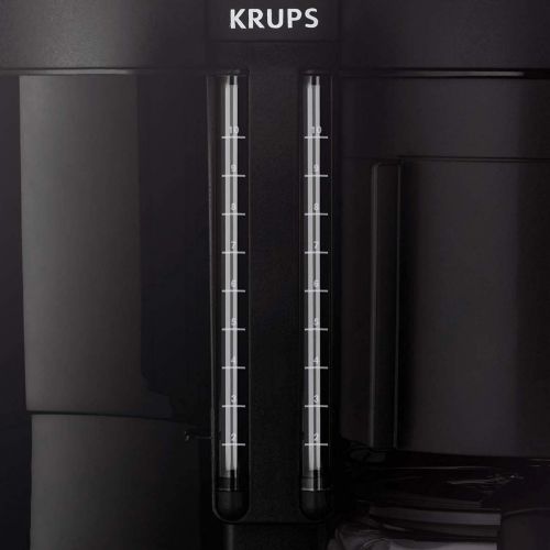  Besuchen Sie den Krups-Store Krups KM8508 Doppel-Kaffeeautomat Duothek Plus, Kombiautomat Kaffee/Tee, 2 x 10 Tassen, schwarz