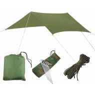 UXZDX CUJUX 3Mx3M Waterproof Sun Shelter Tent Tarp Anti Beach Tent Camping Hammock Rain Fly Outdoor Sunshade Canopy Awning Shade (Color : C)