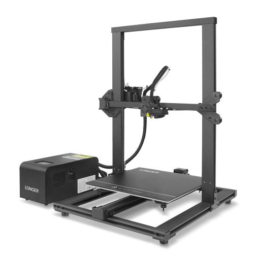  LONGER LK1 90% Pre-Assembled 3D Printer with Large Build Size 300x300x400mm, Full Touch Screen, Filament Detector, Resume Printing, Full Metal Frame (Black)