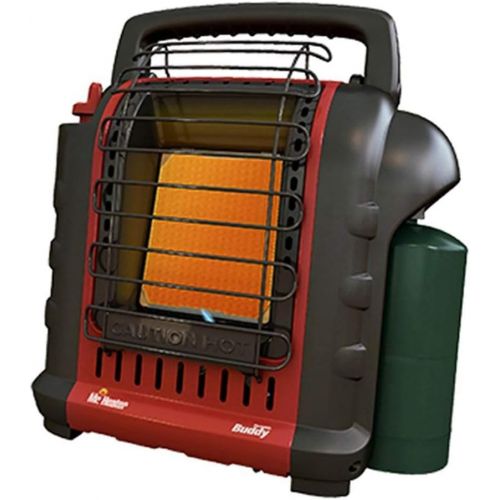  Mr. Heater MH-F232000 Portable Buddy 9,000 BTU Propane Gas Radiant Heater with Piezo Igniter for Outdoor Camping, Job Site, Hunting, and Tailgates, Red (2 Pack)