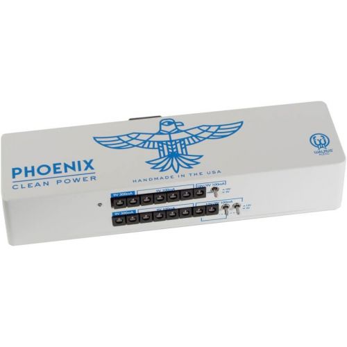  Walrus Audio Phoenix 15 Output Power Supply, Limited Edition White and Blue