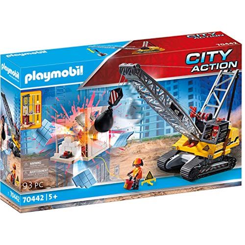 플레이모빌 Playmobil Cable Excavator with Building Section