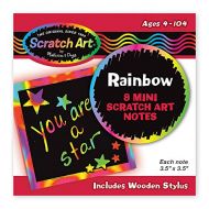 Melissa & Doug Rainbow Mini Scratch Art Notes