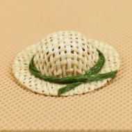 EatingBiting Dollhouse Miniature Re-Ment 1:12 Scale Doll Princess Girls Straw Hat DIY Scene Doll Home Furniture Craft , Hat Sunhat Dollhouse Decoration Accessories for Kid Children
