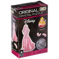 BePuzzled Original 3D Crystal Jigsaw Puzzle Princess Aurora Disney Sleeping Beauty Brain Teaser, Fun Decoration for Kids Age 12 and Up, Pink, 39 Pieces (Level 1)