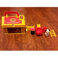 Fisher Price Little People Play N Go Fire Station 50th Birthday Exclusive