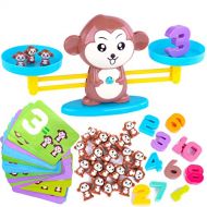[아마존베스트]CoolToys Monkey Balance Cool Math Game for Girls & Boys | Fun, Educational Childrens Gift & Kids Toy STEM Learning Ages 3+ (64-Piece Set)