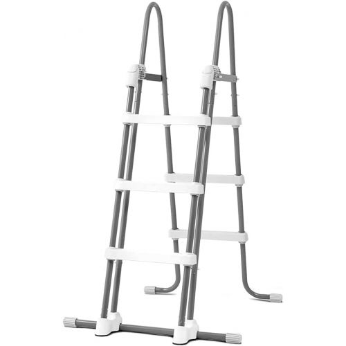 인텍스 Intex Deluxe Pool Ladder with Removable Steps for 36-Inch and 42-Inch Wall Height Above Ground Pools