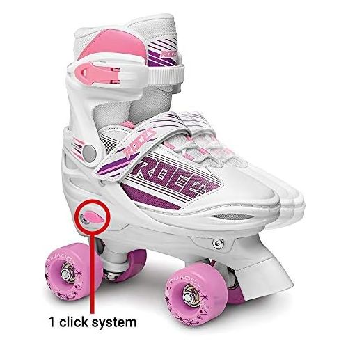  Roces girl Quaddy. Girl Roller Skates Childrens Size Adjustable