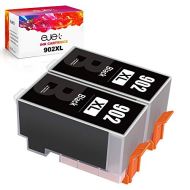 ejet 902XL 902 XL Compatible Ink Cartridge Replacement for HP 902XL 902 XL Ink Cartridge to use with OfficeJet Pro 6968 6978 6958 6962 6954 6960 6970 6979 6950 Printer Tray(2 Black