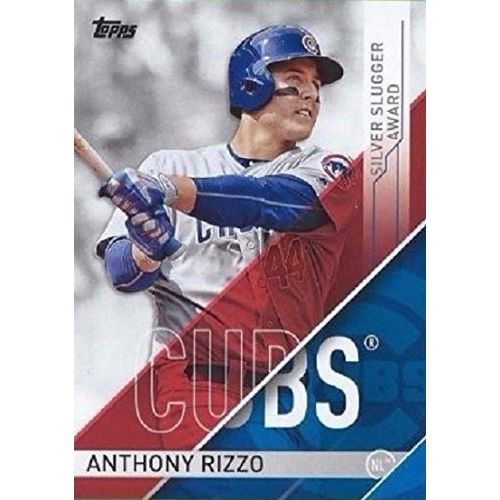  2017 Topps Silver Slugger Anthony Rizzo Chicago Cubs Baseball Card #SS-4