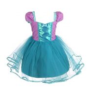 Iiniim iiniim Baby Toddler Girls Mermaid Princess Tutu Dress Halloween Costumes Party Fancy Dress up Clothes