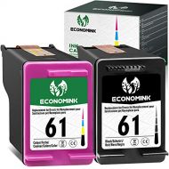 Economink Remanufactured Ink Cartridges Replacement for HP 61 Black Color Combo for Envy 5530 4500 4502 5535 OfficeJet 4630 4635 4632 DeskJet 2540 1010 3050a 2542 2549 3510 2541 25