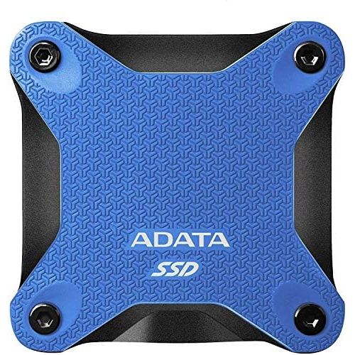  [아마존베스트]ADATA SD600Q 480GB Ultra-Speed Portable Durable External SSD - Up to 440MB/s - 3D NAND USB3.2 Blue (ASD600Q-480GU31-CBK)
