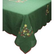 Xia Home Fashions Magical Christmas Tablecloth, 65 by 140-Inch