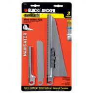 BLACK+DECKER 74-598 Navigator Combo Set, 3-Piece Blade set for Handsaw