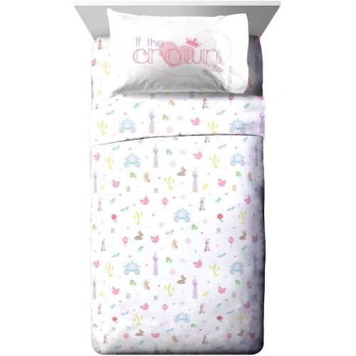  [아마존베스트]Jay Franco Disney Princess Paper Cut Bed Set, Twin