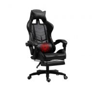 Bseack Swivel Chair Swivel Chair, Ergonomic Design Retractable Footrest Elevating Rotary High Back Office Chair for Esports Office (Size : Nylon feet)