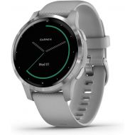 [아마존베스트]Amazon Renewed Garmin vivoactive 4S, Smaller-Sized GPS Smartwatch, Features Music, Body Energy Monitoring, Animated Workouts, Pulse Ox Sensors and More, Silver with Gray Band (Renewed)