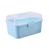 Medicine box First Aid Kit Multi-Function Household Multi-Layer Drug Storage Box FANJIANI (Color : Blue)