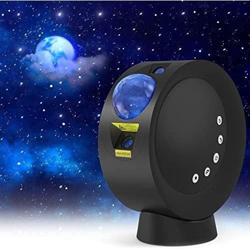  [아마존베스트]ADDSMILE StarProjectorGalaxyMoonNightLightforKidsBedroom Remote Control 4000mAh Battery Nebula Projector Lamp for Game Room Party Decor Mood Lighting Ambiance Gi